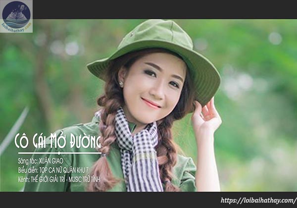 Lời bài hát Cô gái mở đường