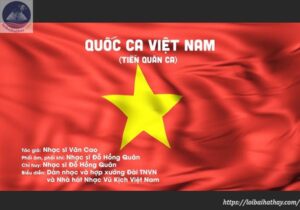 Lời bài hát Quốc Ca Việt Nam_Loibaihathay
