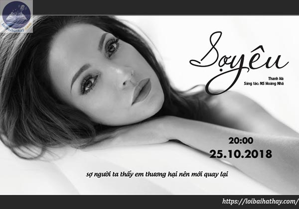 Lời bài hát Sợ Yêu_Loibaihathay